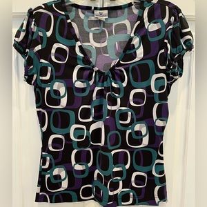 Worthington Stretch short sleeve blouse